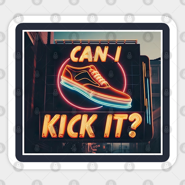 Yes you can Sticker by Dead Galaxy